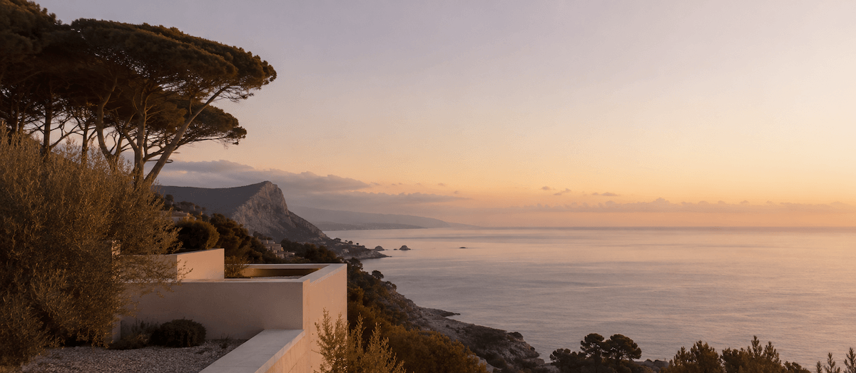 Panorama der Côte d'Azur