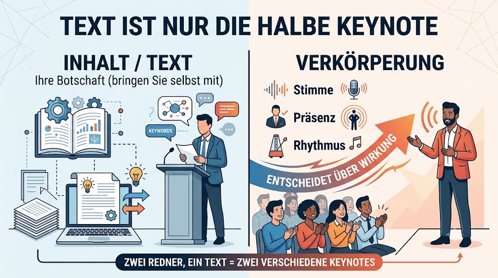 Vorbereitungs-Weg für eine deutsche Keynote in sechs Etappen von der Zusage bis zum Auftritt